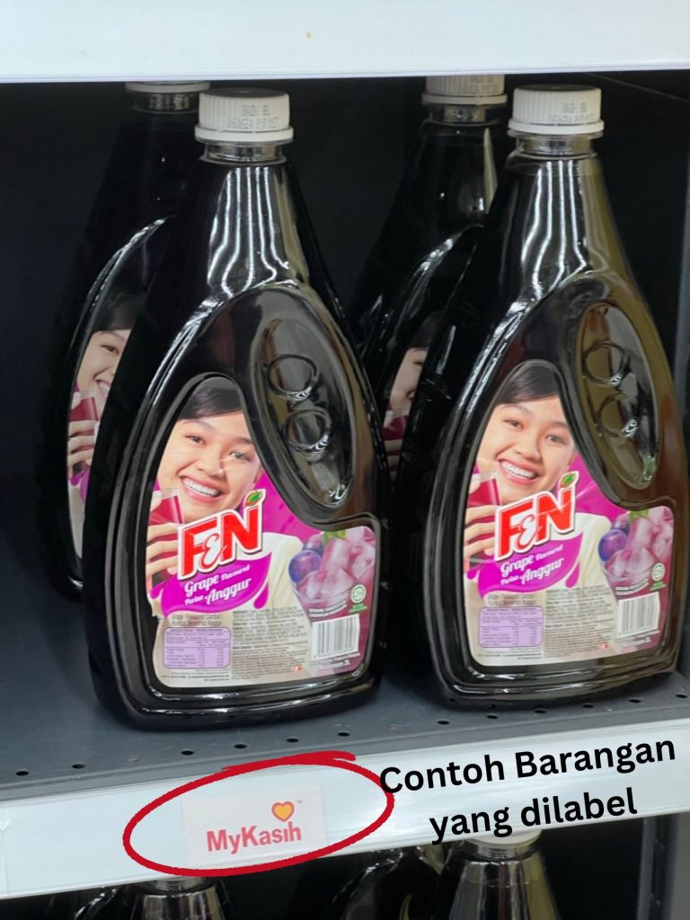Contoh Barangan Yang dilabel MyKasih
