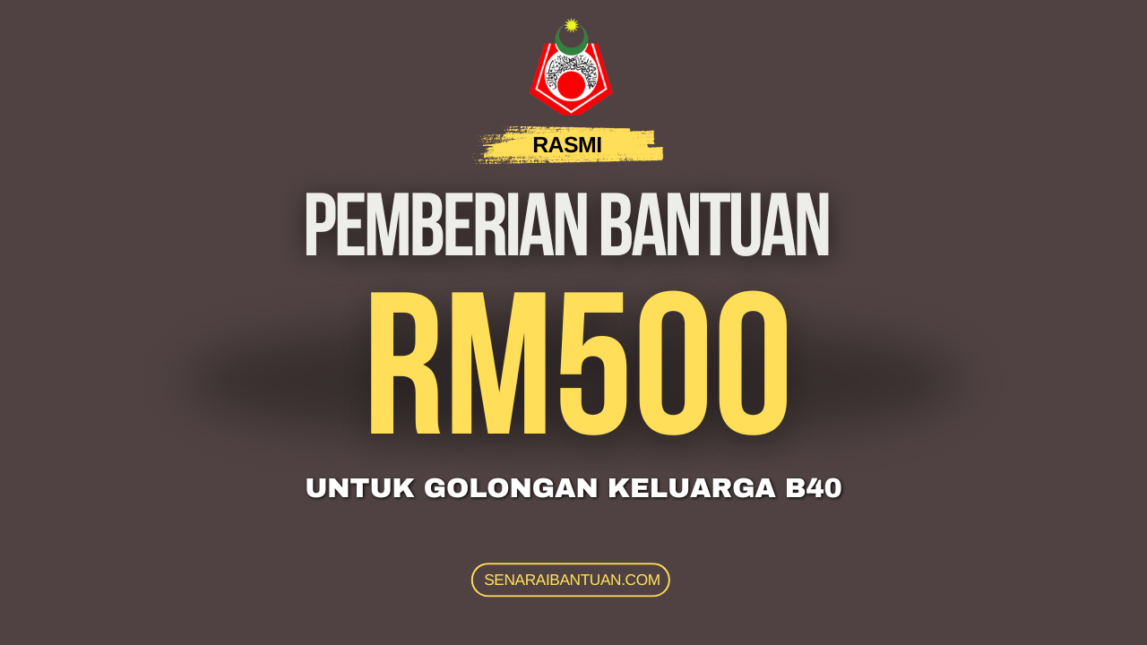MAIWP : Bantuan Insentif RM500 Untuk Golongan Keluarga B40