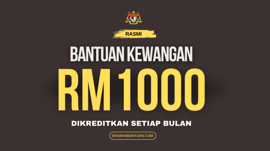 Bantuan Kewangan RM1000 Sebulan Melalui Program BKK JKM